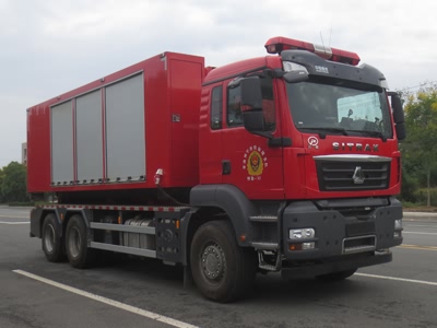 16噸水罐消防車進(jìn)入火場(chǎng)注意問題